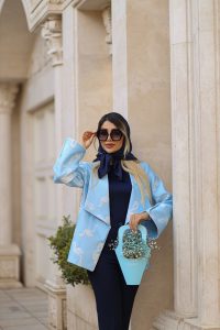 مانتو کوتاه طرح فلامینگو